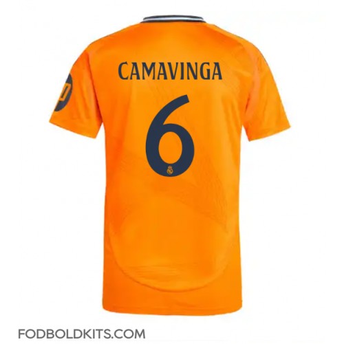 Real Madrid Eduardo Camavinga #6 Udebanetrøje 2024-25 Kortærmet